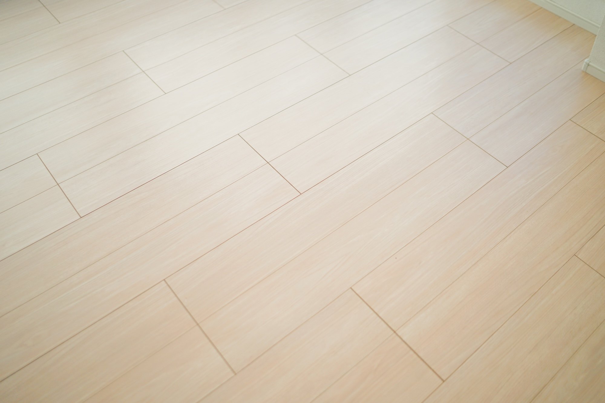 定尺張りのフローリング