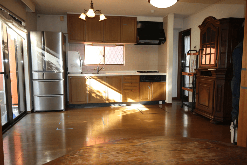 リフォーム前の壁付けキッチン