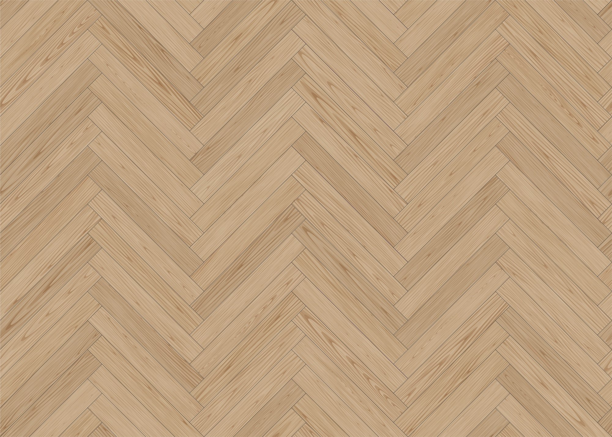 ヘリンボーン張りのフローリング