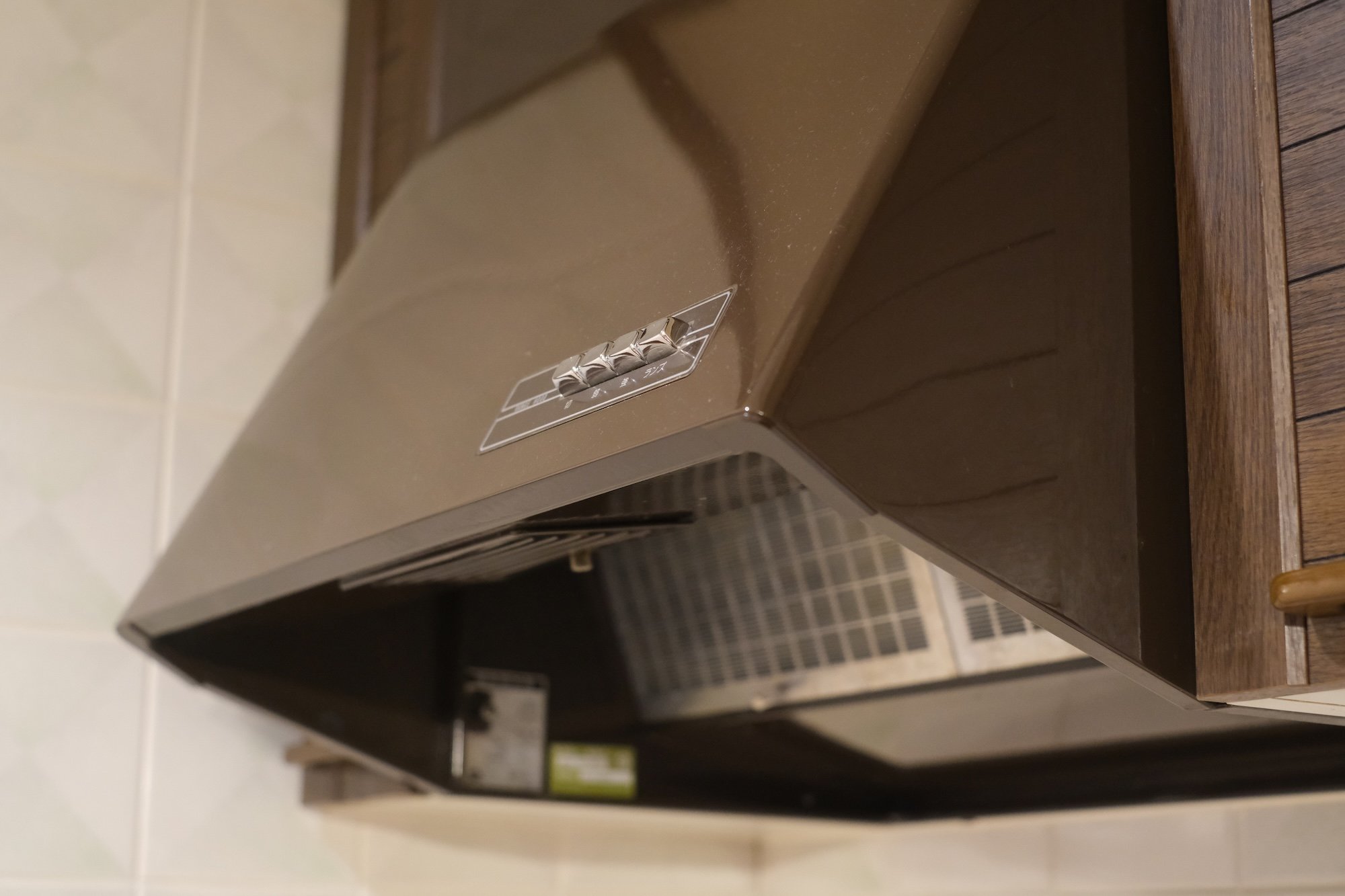 ブーツ型のレンジフード