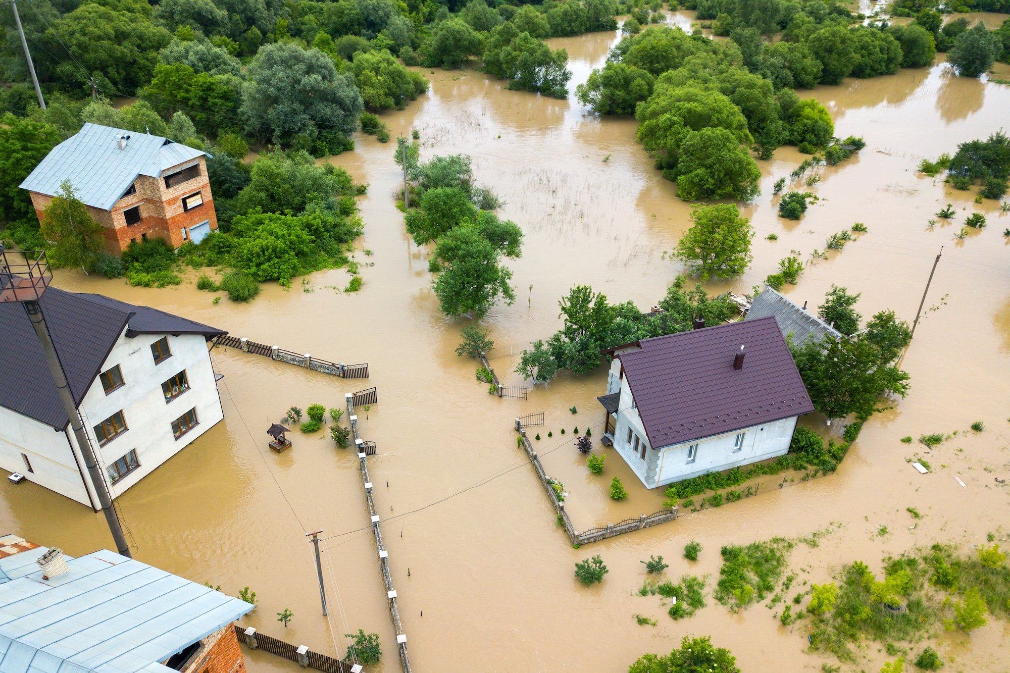 水害や豪雨など自然災害によって被害を受けた住宅