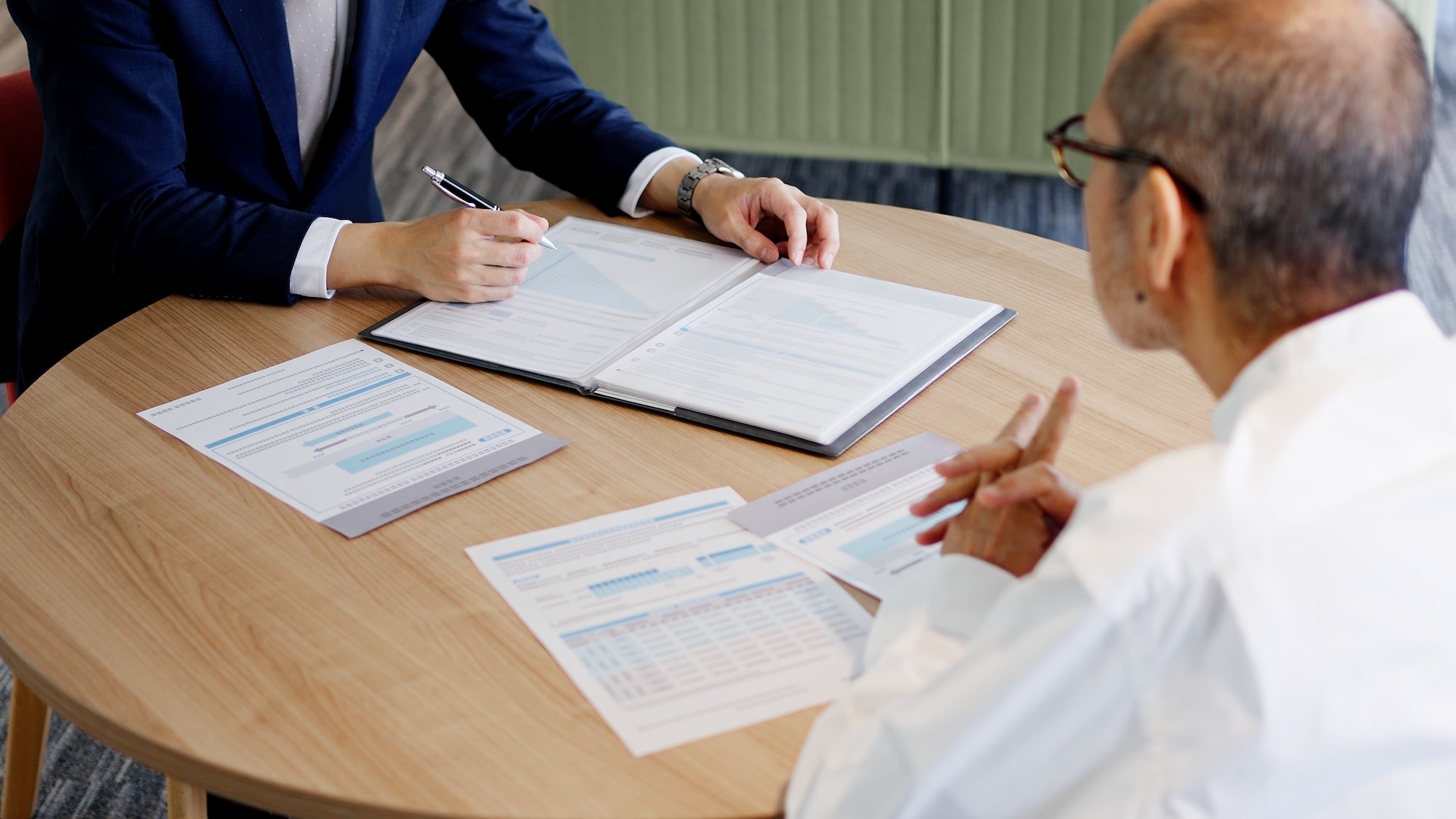 リフォームの相談風景